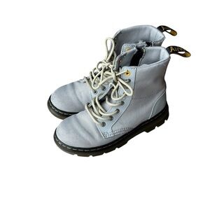 Dr. Martens Kids Youth Unisex Grey Extra Tough Poly Casual Boots Size US 13
